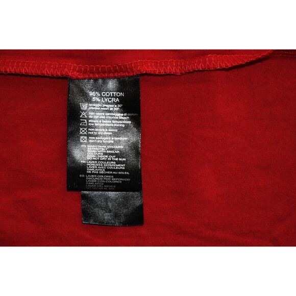 A9 NWT AVENUE GEORGE V Red Crystal Paved Panther Face T-Shirt Size XXL - Picture 7 of 8